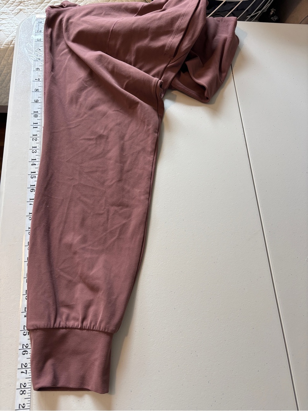 Athleta High Rise Jogger Size Small Dusty Rose Salutation PowerVita Athleisure - Picture 11 of 11